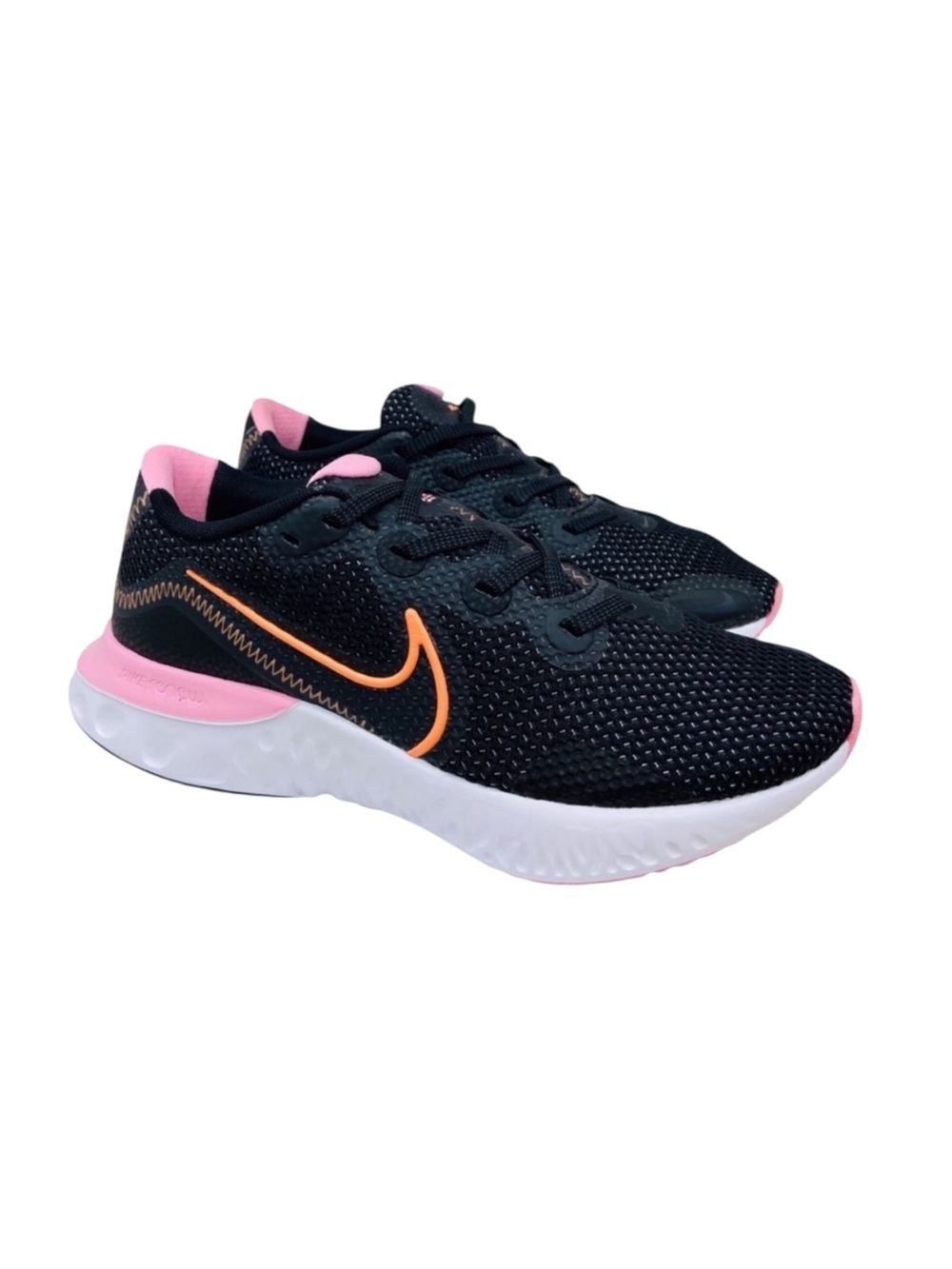 Nike Renew Womens 7.5 Run Running Shoe Black Pink